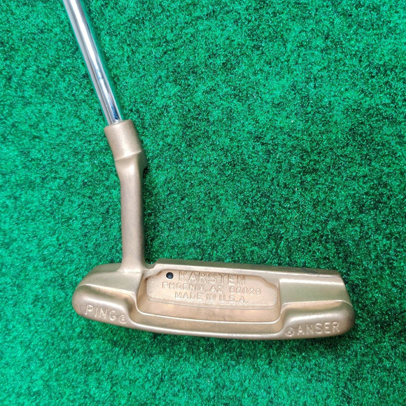 Ping Classic Anser Manganese Bronze Putter 33.5" RH Sound Slot Black Dot Pingman - Picture 4 of 16